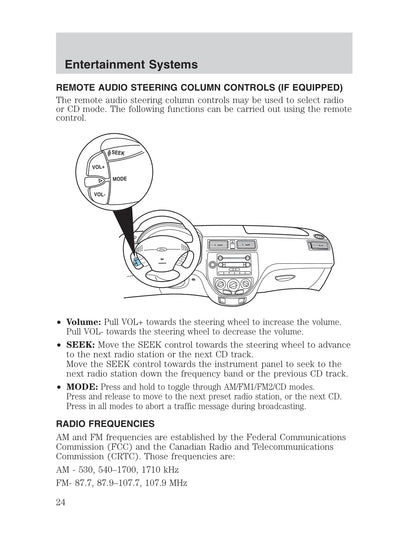 2004-2008 Ford Focus Bedienungsanleitung | Englisch