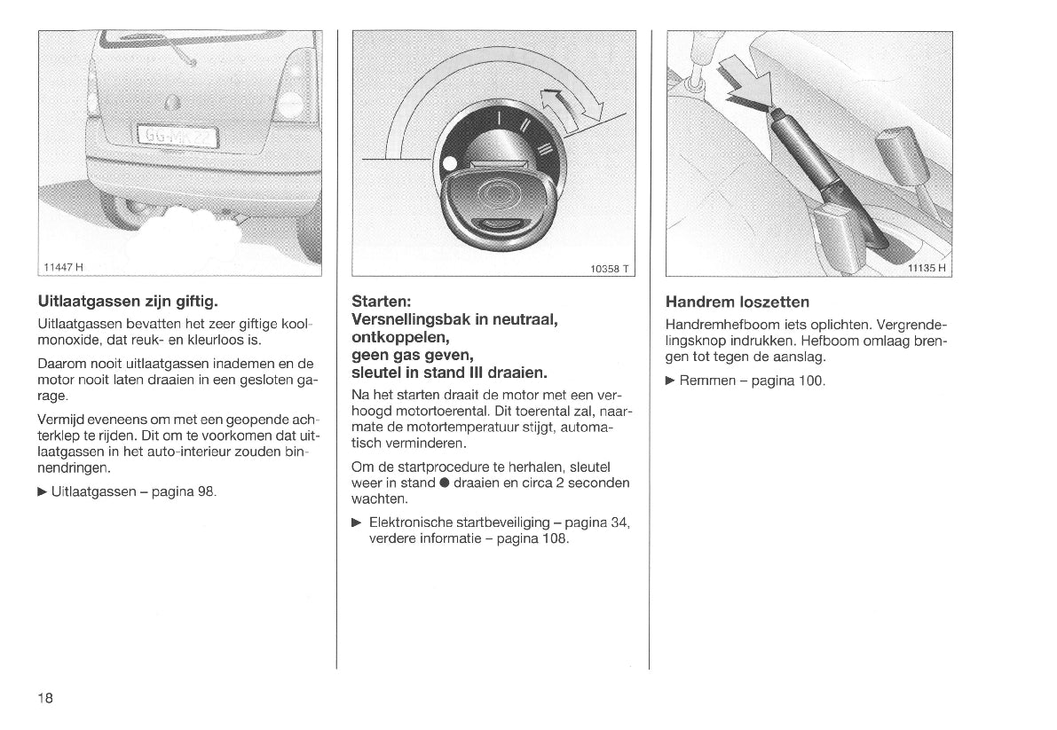 2003-2007 Opel Agila Owner's Manual | Dutch