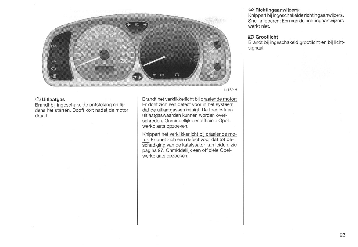 2003-2007 Opel Agila Owner's Manual | Dutch