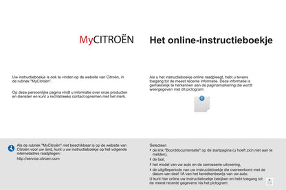 2014-2015 Citroën Berlingo Multispace Owner's Manual | Dutch