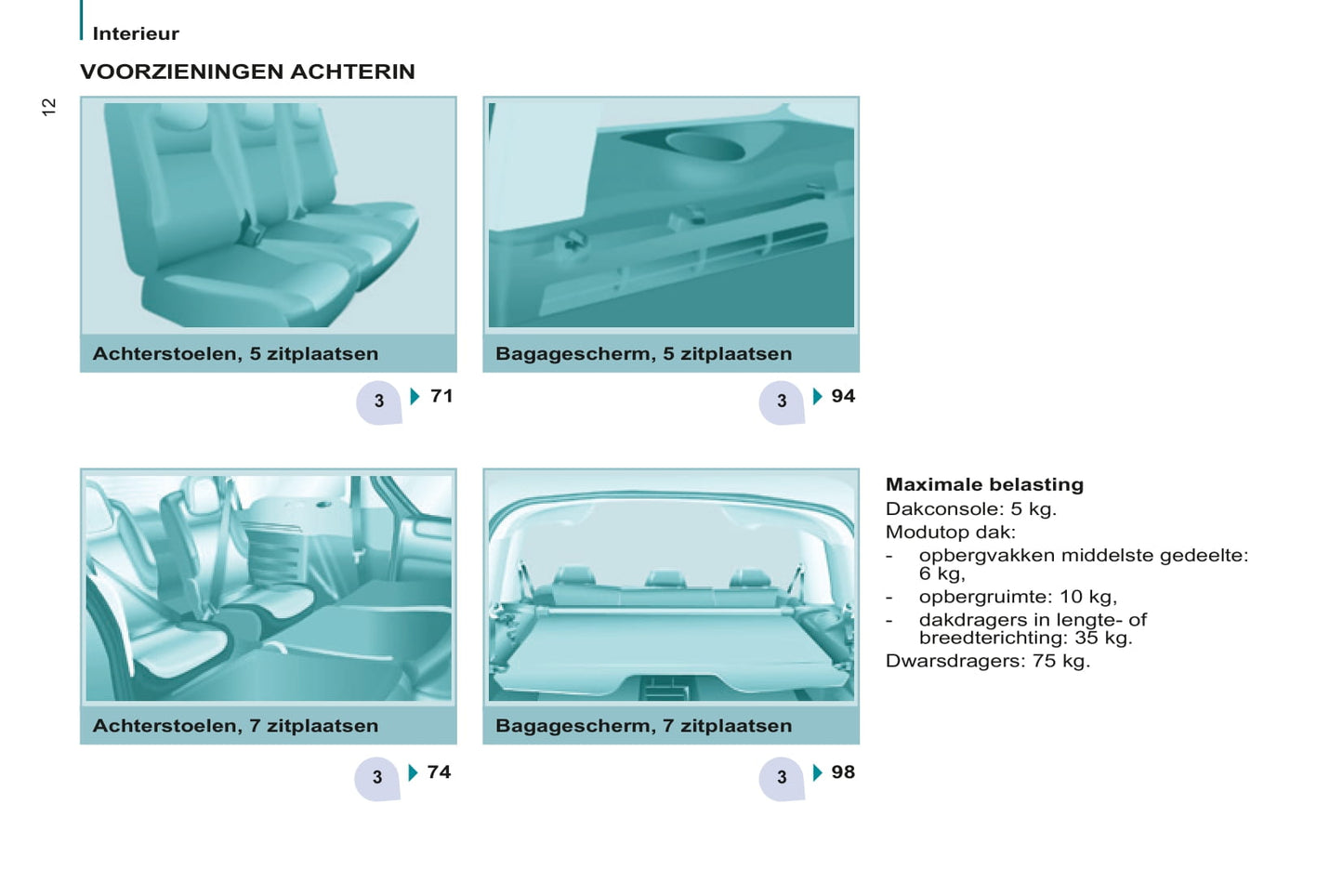 2014-2015 Citroën Berlingo Multispace Owner's Manual | Dutch