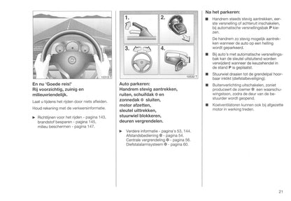 1999-2001 Opel Zafira Owner's Manual | Dutch