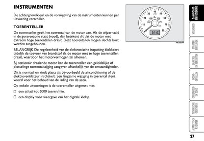 2003-2004 Fiat Stilo Owner's Manual | Dutch