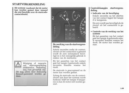 2001-2002 Renault Mégane Bedienungsanleitung | Niederländisch