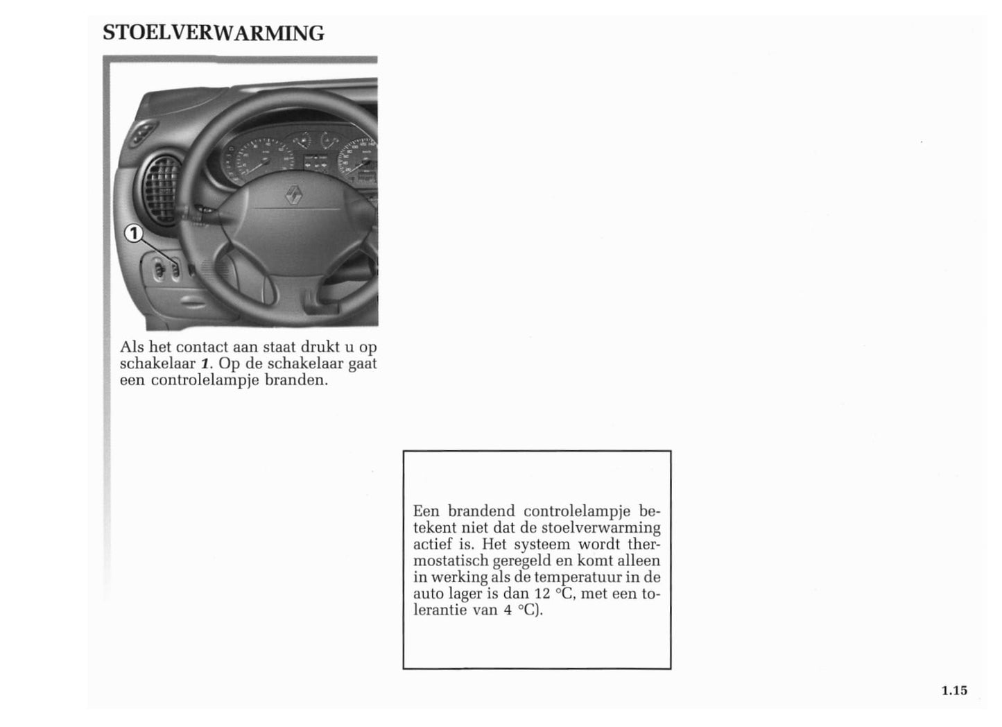 2001-2002 Renault Mégane Bedienungsanleitung | Niederländisch