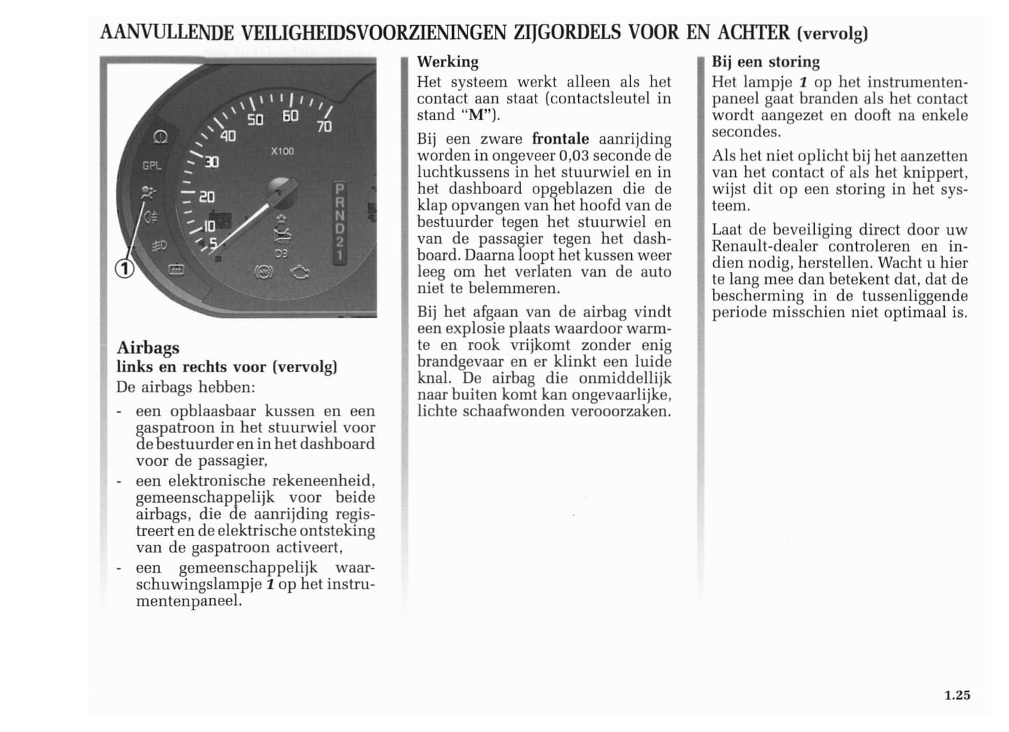 2001-2002 Renault Mégane Bedienungsanleitung | Niederländisch