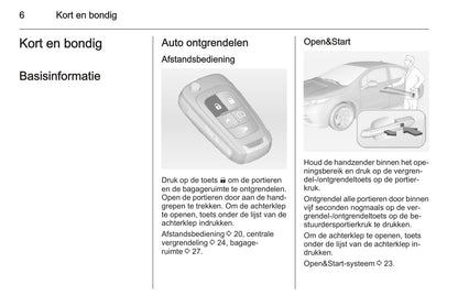 2014-2017 Opel Ampera Owner's Manual | Dutch
