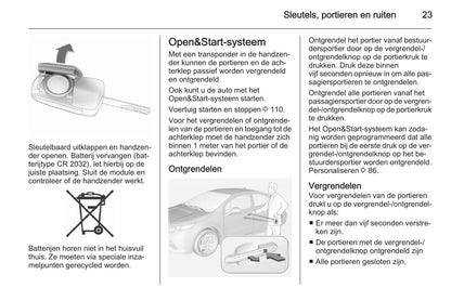 2014-2017 Opel Ampera Bedienungsanleitung | Niederländisch
