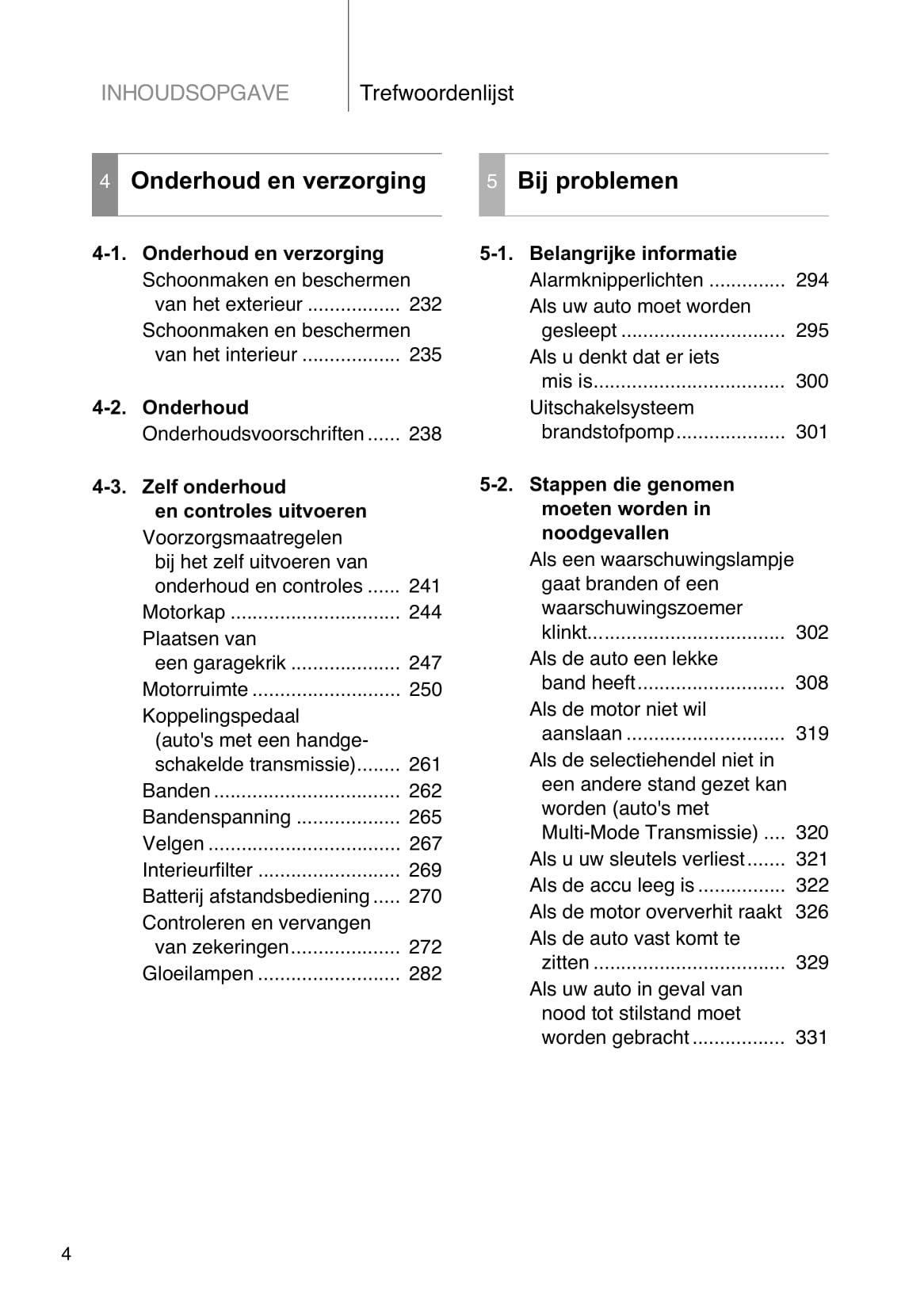 2012-2013 Toyota Aygo Owner's Manual | Dutch