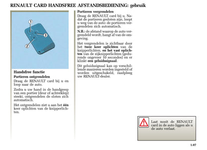 2005-2006 Renault Laguna Bedienungsanleitung | Niederländisch