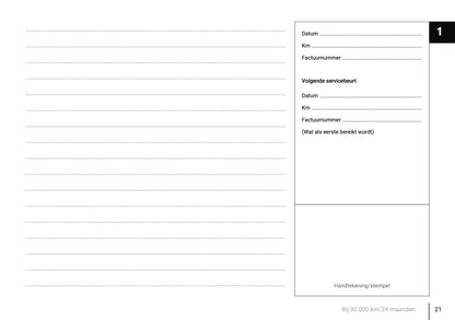 Onderhoudsboekje voor Skoda Octavia 2013 - 2020