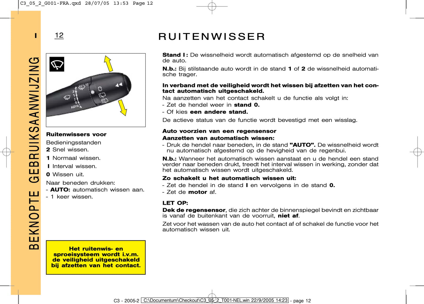 2005-2007 Citroën C3 Bedienungsanleitung | Niederländisch