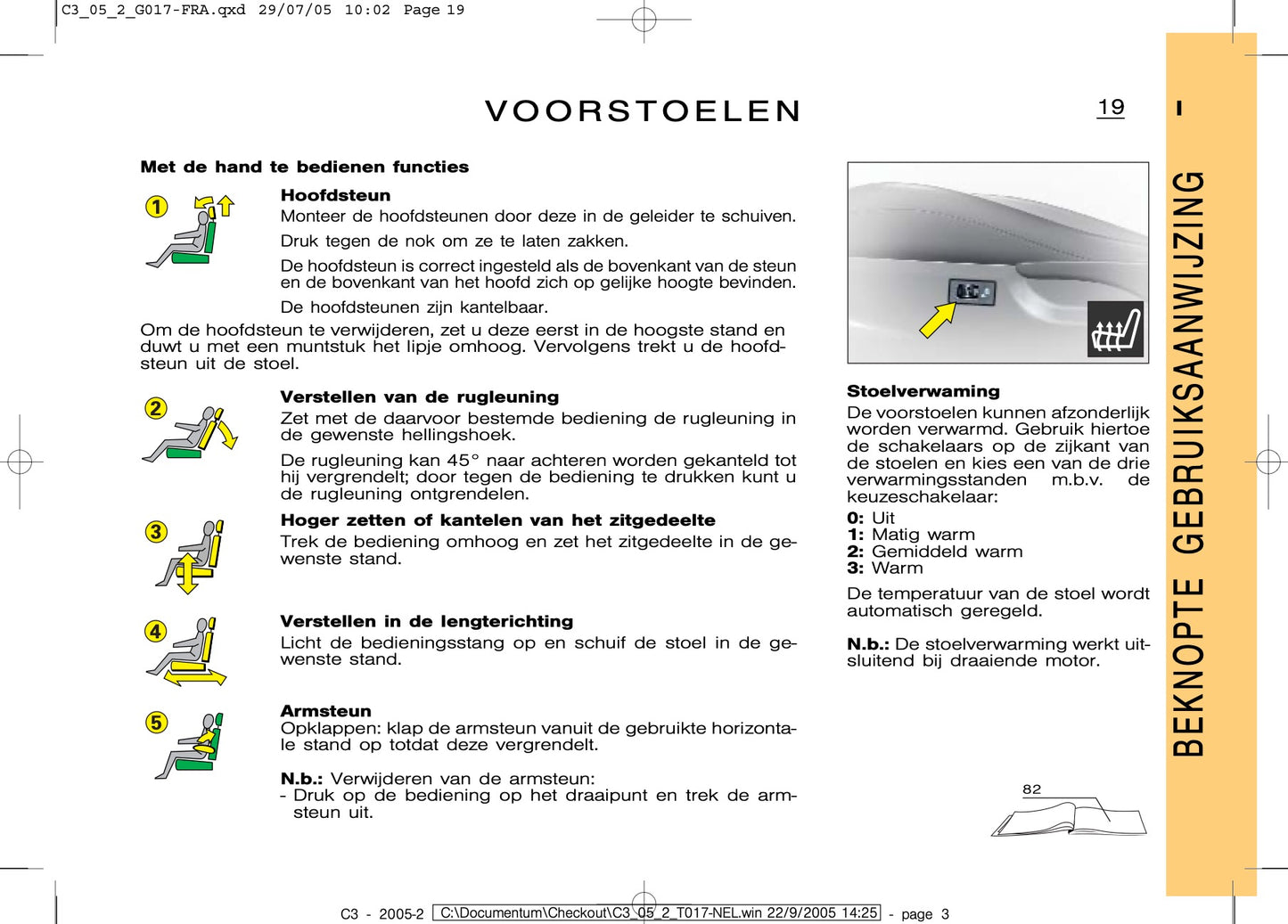 2005-2007 Citroën C3 Bedienungsanleitung | Niederländisch