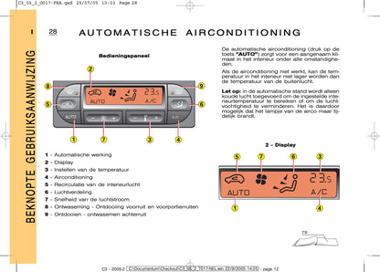 2005-2007 Citroën C3 Bedienungsanleitung | Niederländisch