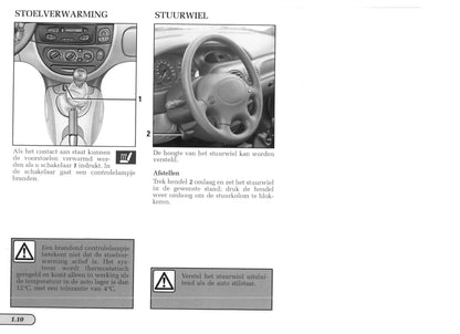 1997-1998 Renault Mégane Cabrio Bedienungsanleitung | Niederländisch