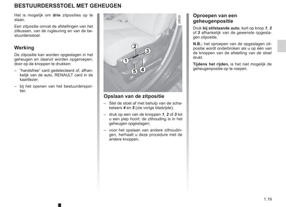 2011-2012 Renault Scénic Owner's Manual | Dutch