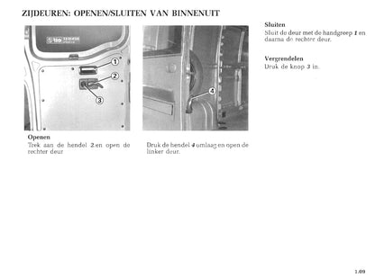 1999-2000 Renault Master Owner's Manual | Dutch