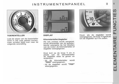 2005-2006 Citroën C1 Owner's Manual | Dutch