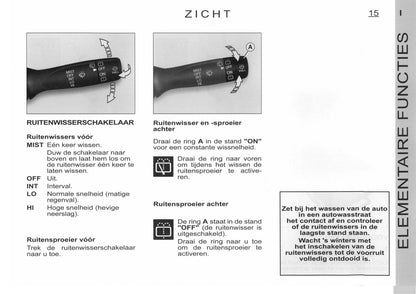 2005-2006 Citroën C1 Owner's Manual | Dutch