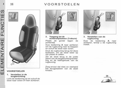 2005-2006 Citroën C1 Owner's Manual | Dutch