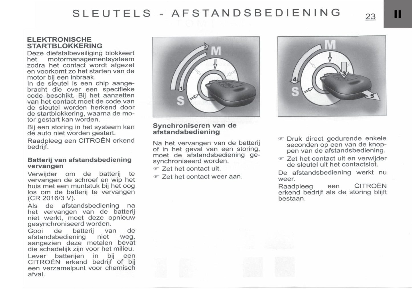 2005-2006 Citroën C1 Owner's Manual | Dutch