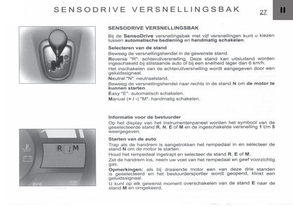 2005-2006 Citroën C1 Owner's Manual | Dutch