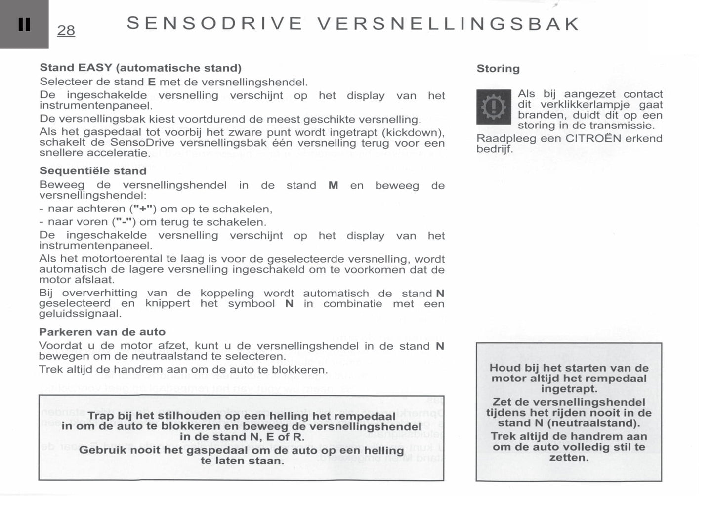 2005-2006 Citroën C1 Owner's Manual | Dutch