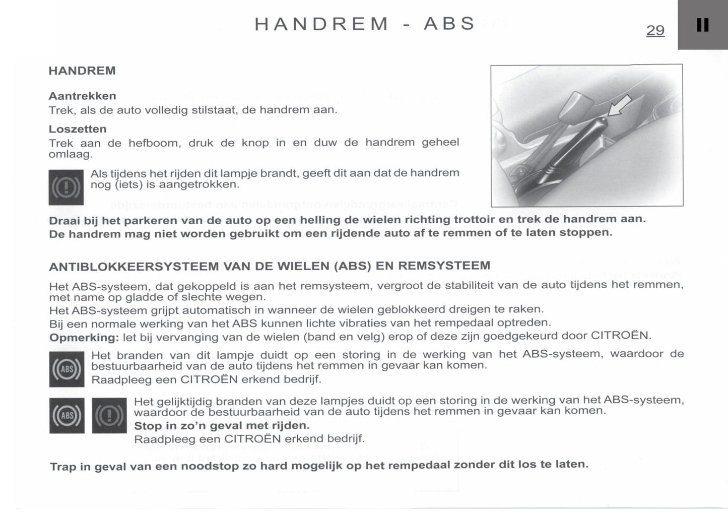 2005-2006 Citroën C1 Owner's Manual | Dutch