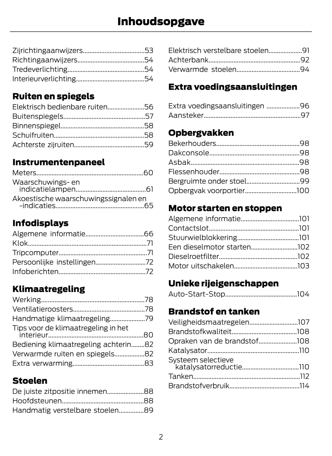 2014-2015 Ford Transit Bedienungsanleitung | Niederländisch