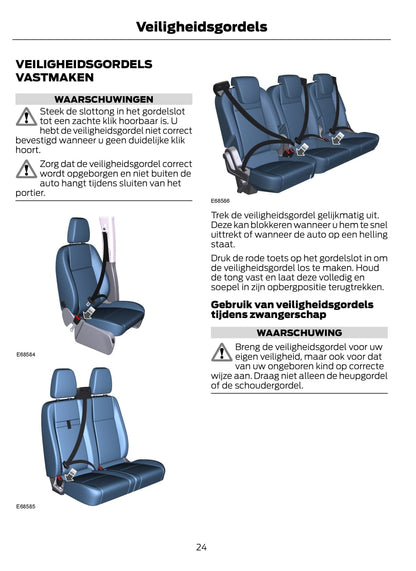 2014-2015 Ford Transit Bedienungsanleitung | Niederländisch