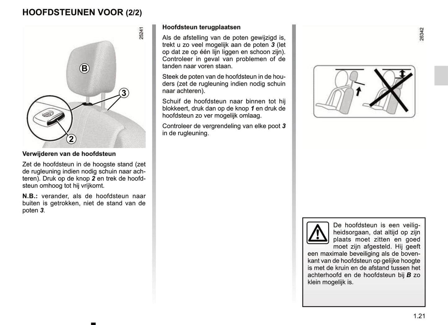 2012 Renault Clio Owner's Manual | Dutch