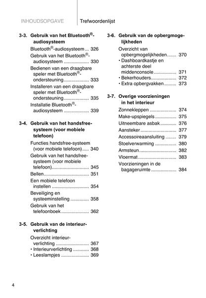 2012-2013 Toyota Auris Owner's Manual | Dutch