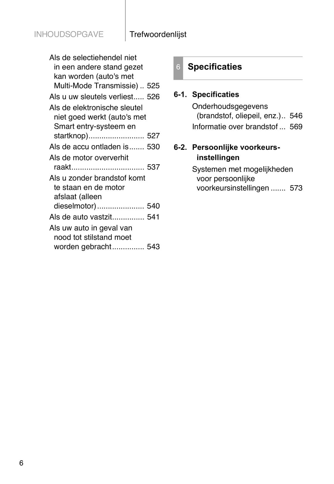 2012-2013 Toyota Auris Owner's Manual | Dutch