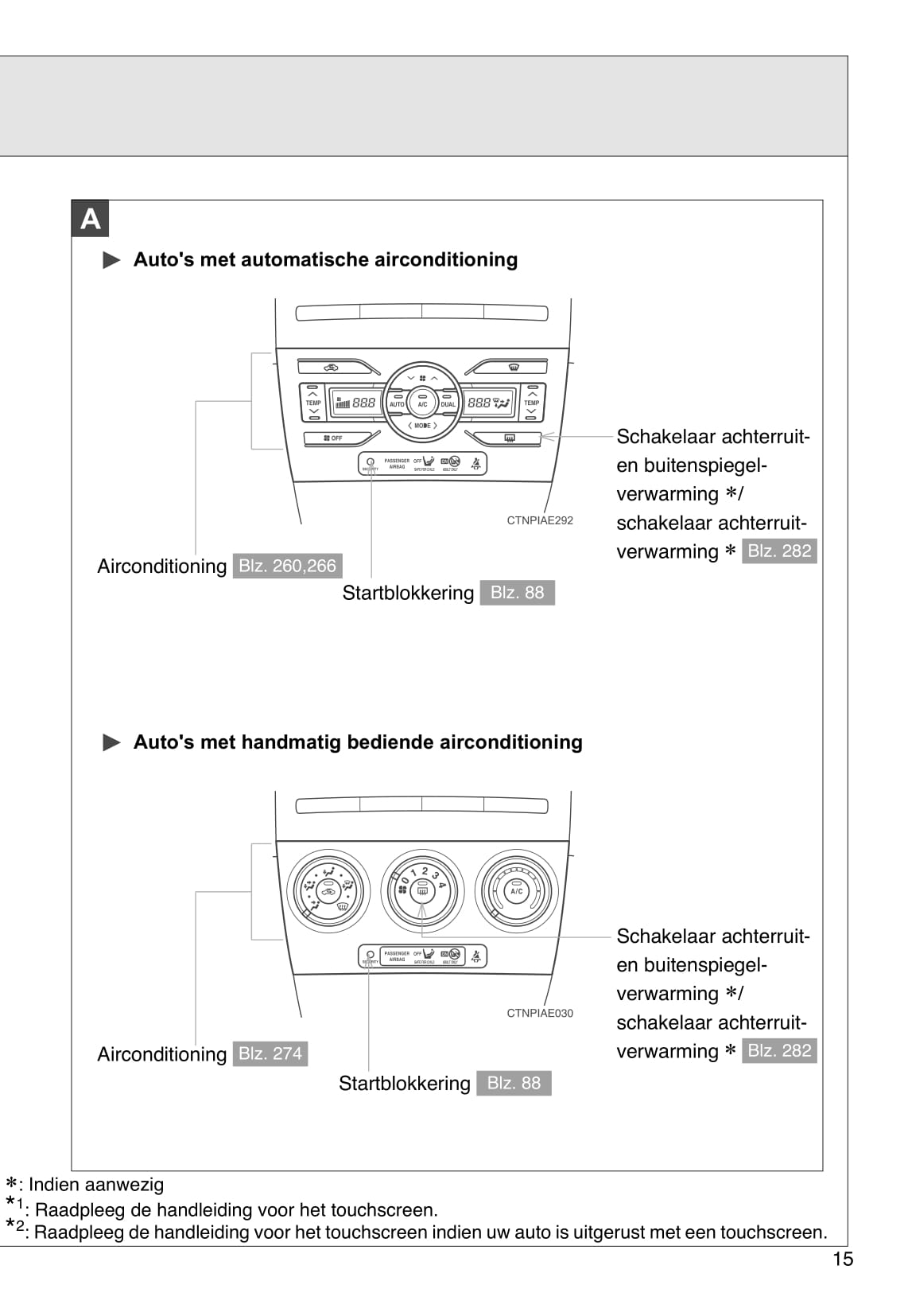 2012-2013 Toyota Auris Owner's Manual | Dutch