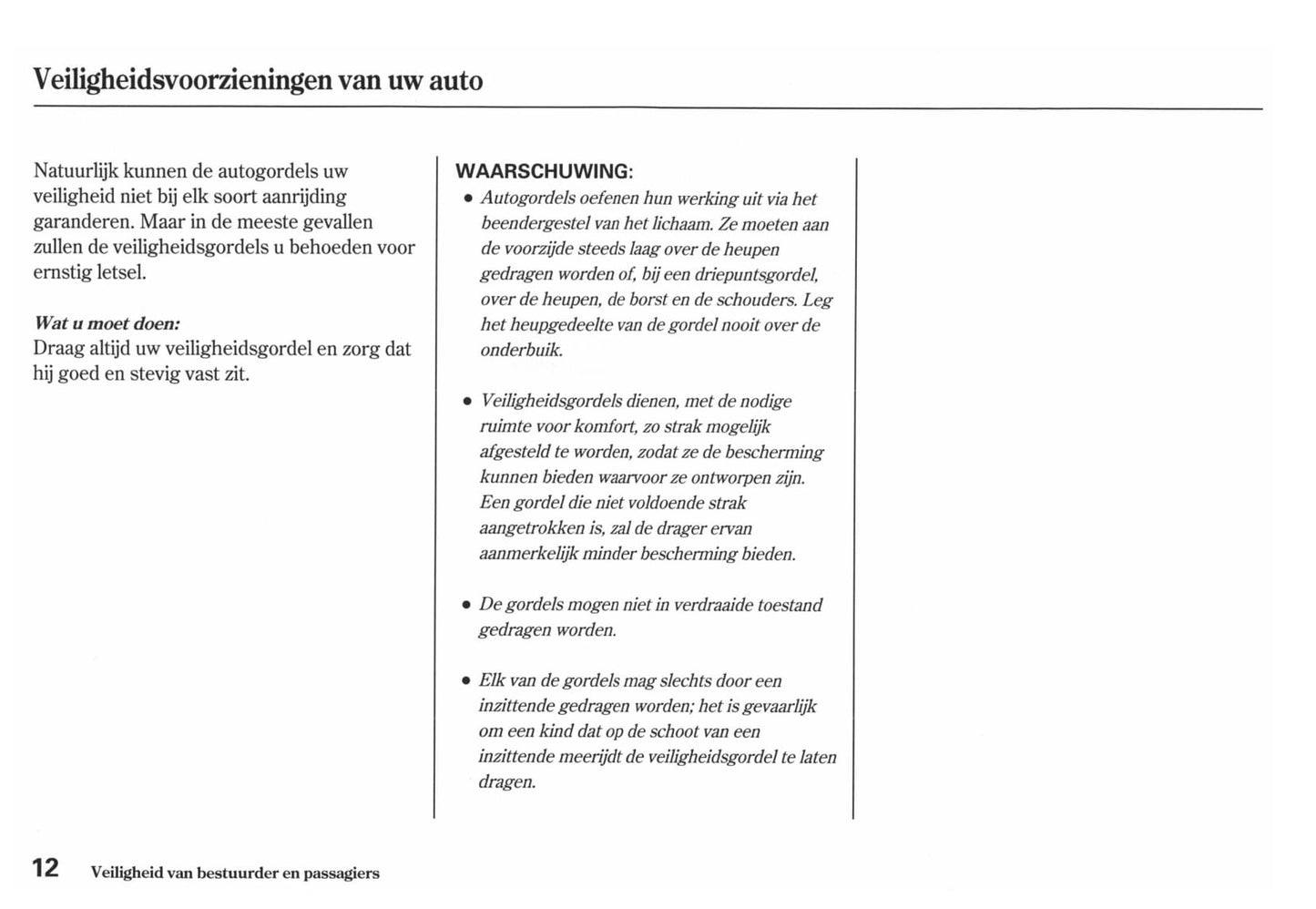 2011-2012 Honda Jazz Bedienungsanleitung | Niederländisch