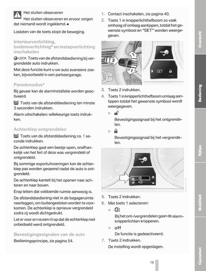 2011-2012 BMW X1 Owner's Manual | Dutch