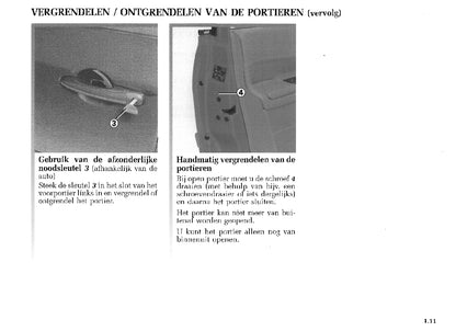 2003-2004 Renault Scénic Bedienungsanleitung | Niederländisch