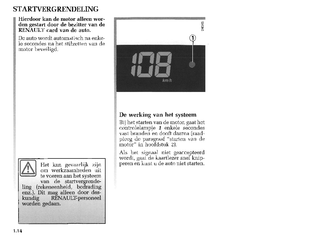 2003-2004 Renault Scenic Owner's Manual | Dutch