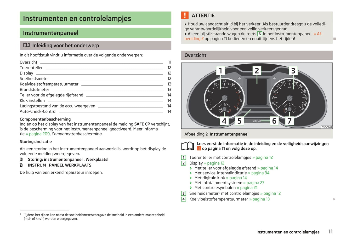 2013-2014 Skoda Octavia Owner's Manual | Dutch