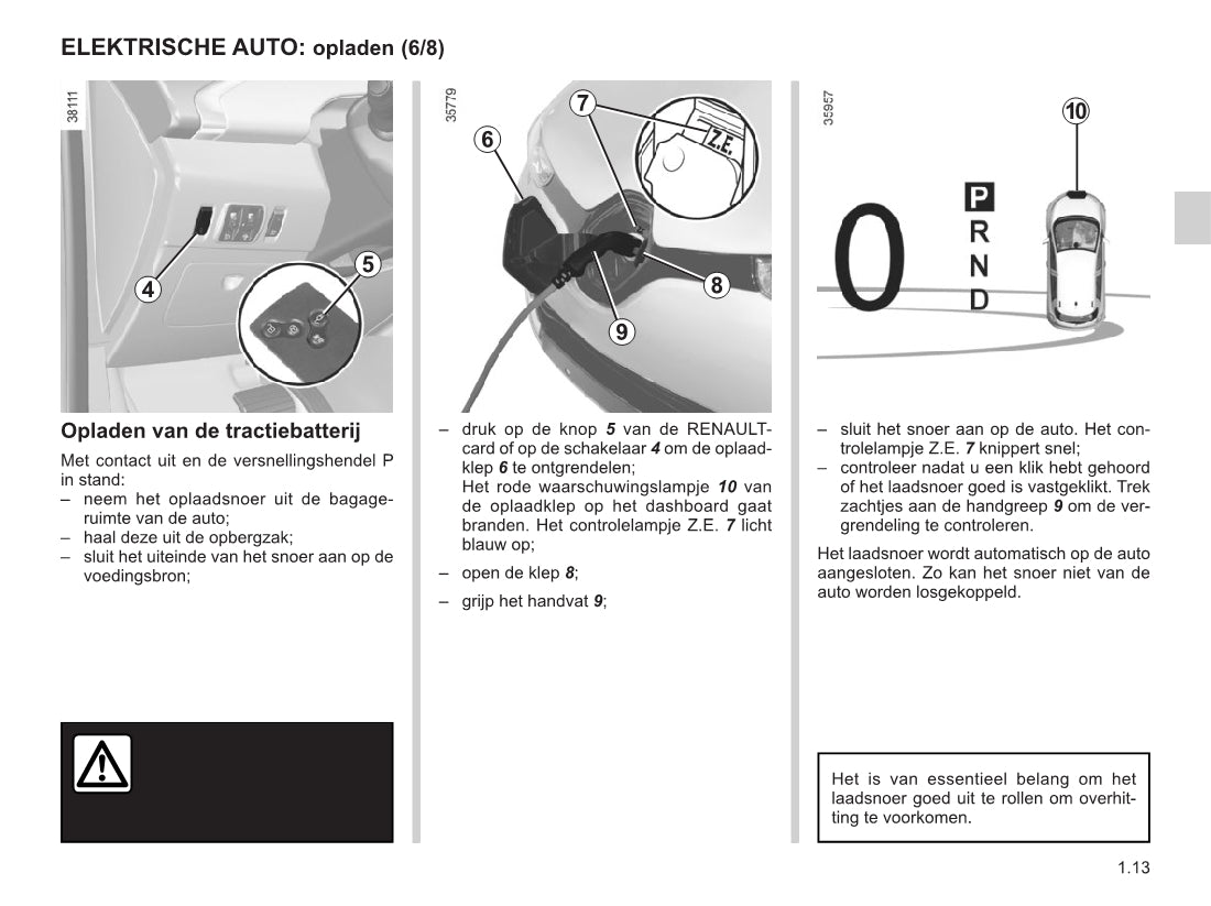 2015-2016 Renault Zoe Bedienungsanleitung | Niederländisch