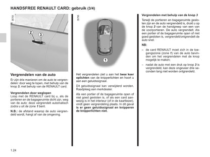 2015-2016 Renault Zoe Owner's Manual | Dutch