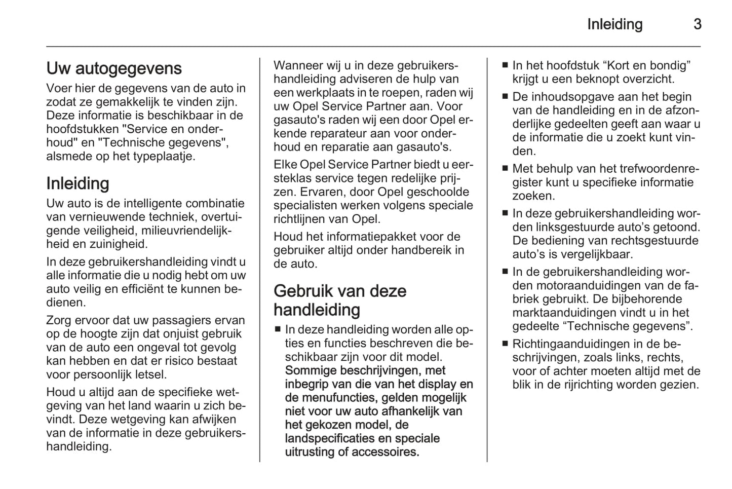 2013-2014 Opel Corsa Owner's Manual | Dutch