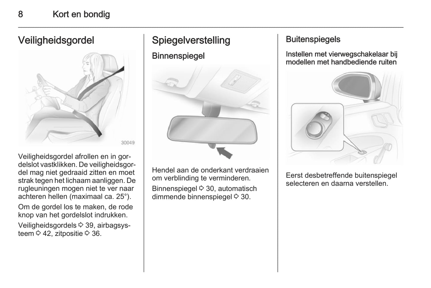 2013-2014 Opel Corsa Owner's Manual | Dutch