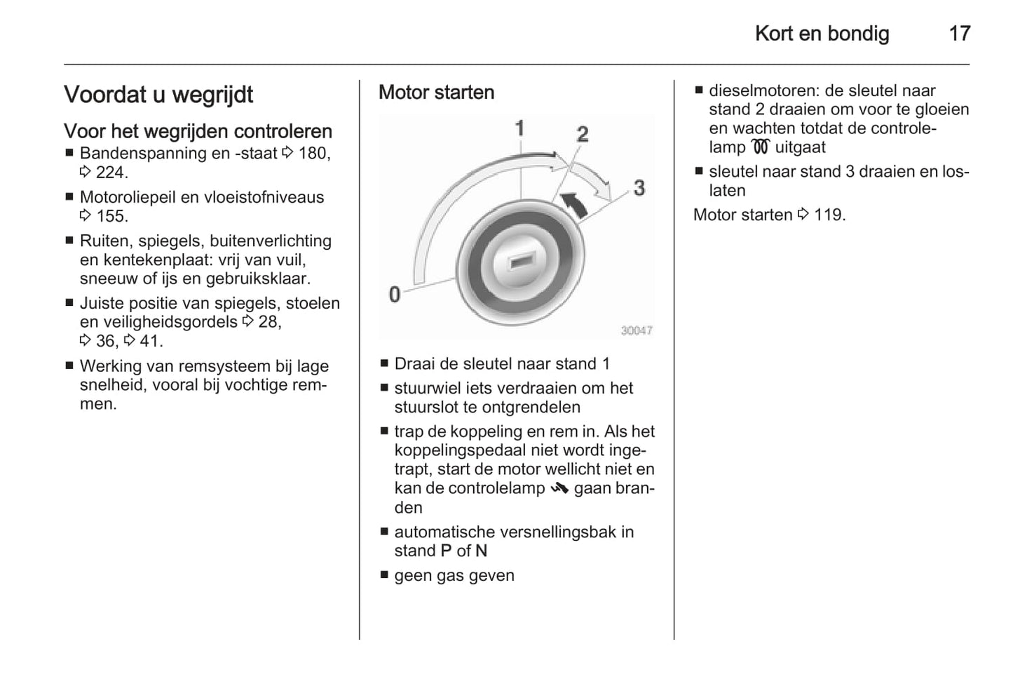 2013-2014 Opel Corsa Owner's Manual | Dutch