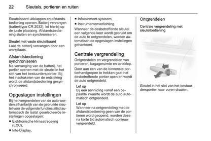 2013-2014 Opel Corsa Owner's Manual | Dutch