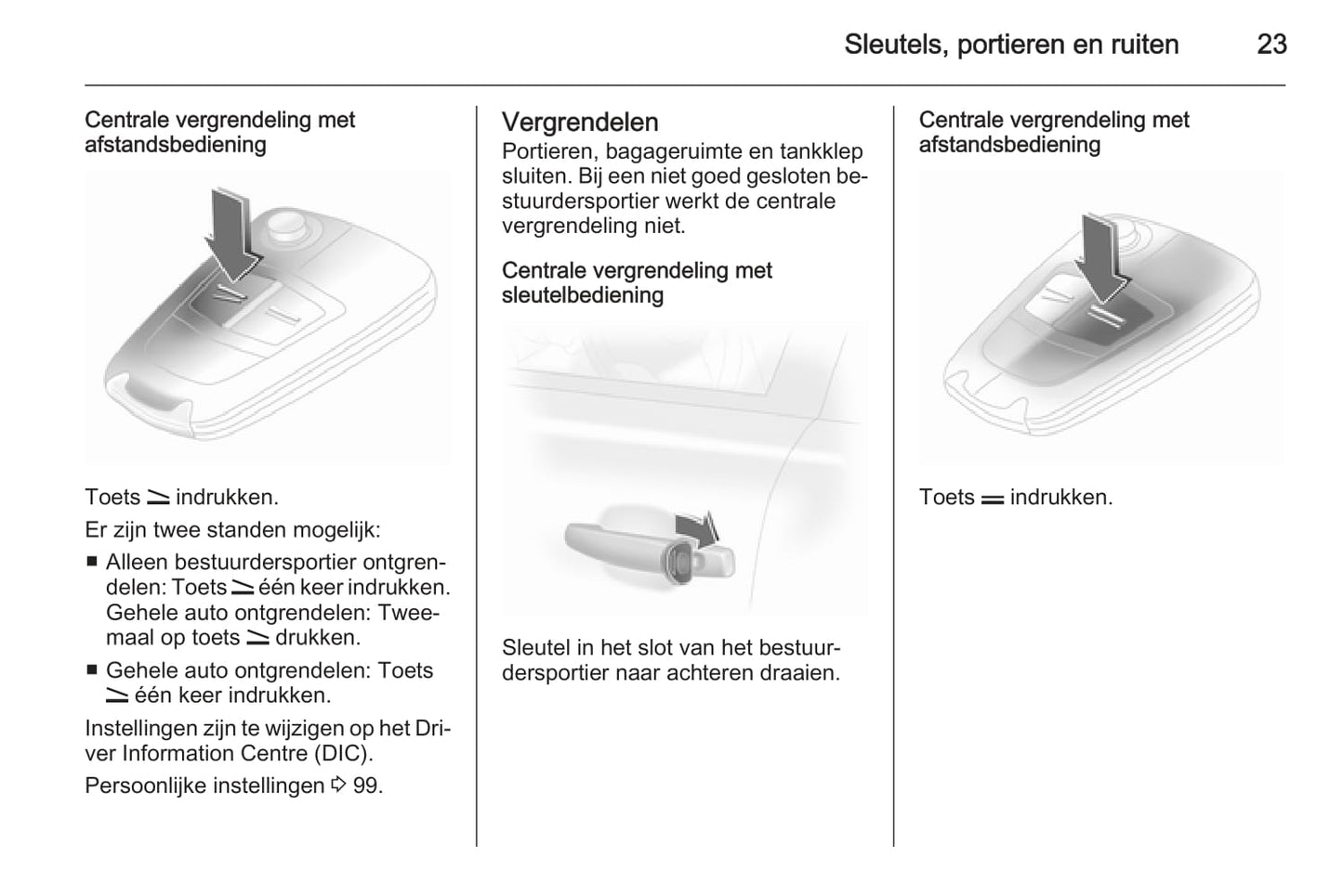 2013-2014 Opel Corsa Owner's Manual | Dutch