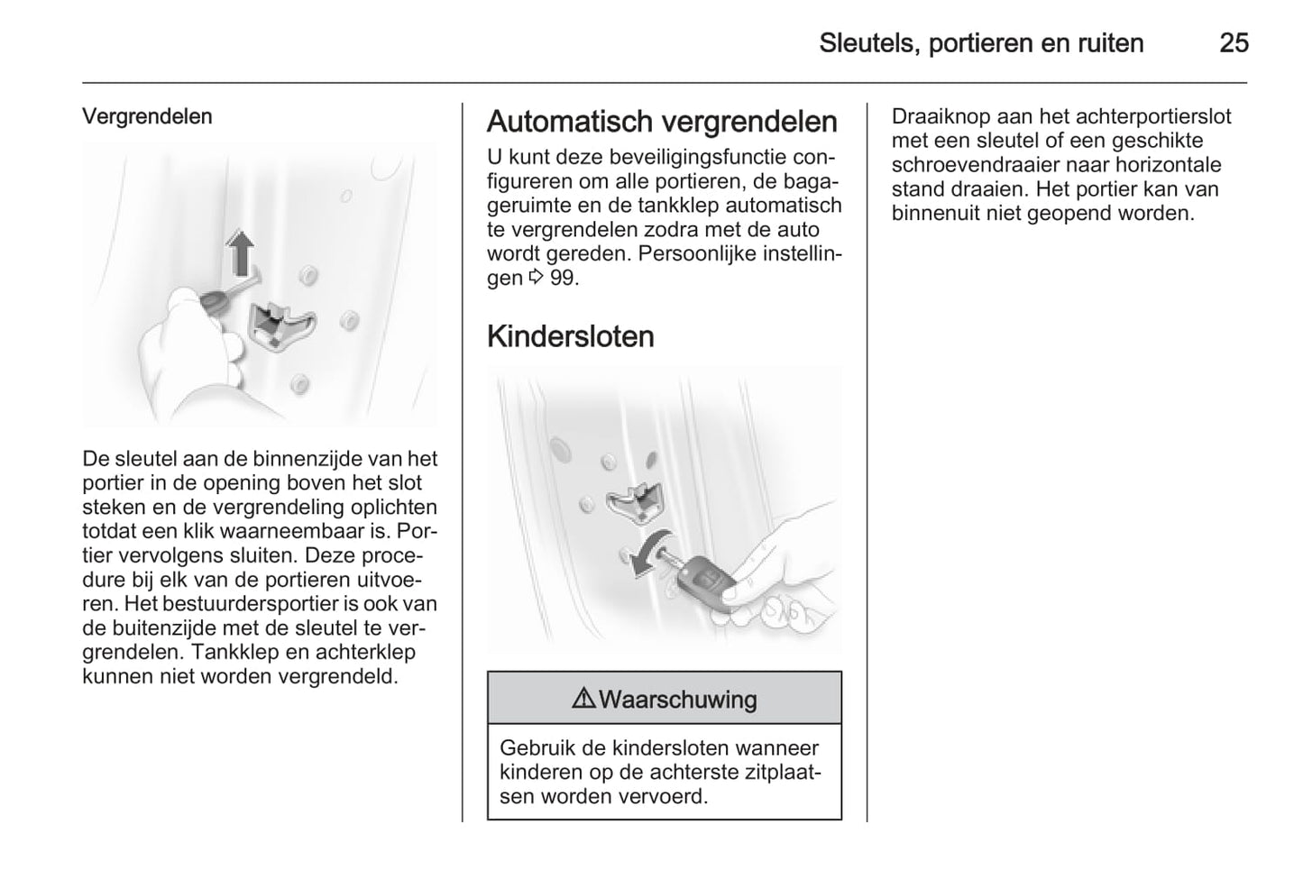 2013-2014 Opel Corsa Owner's Manual | Dutch