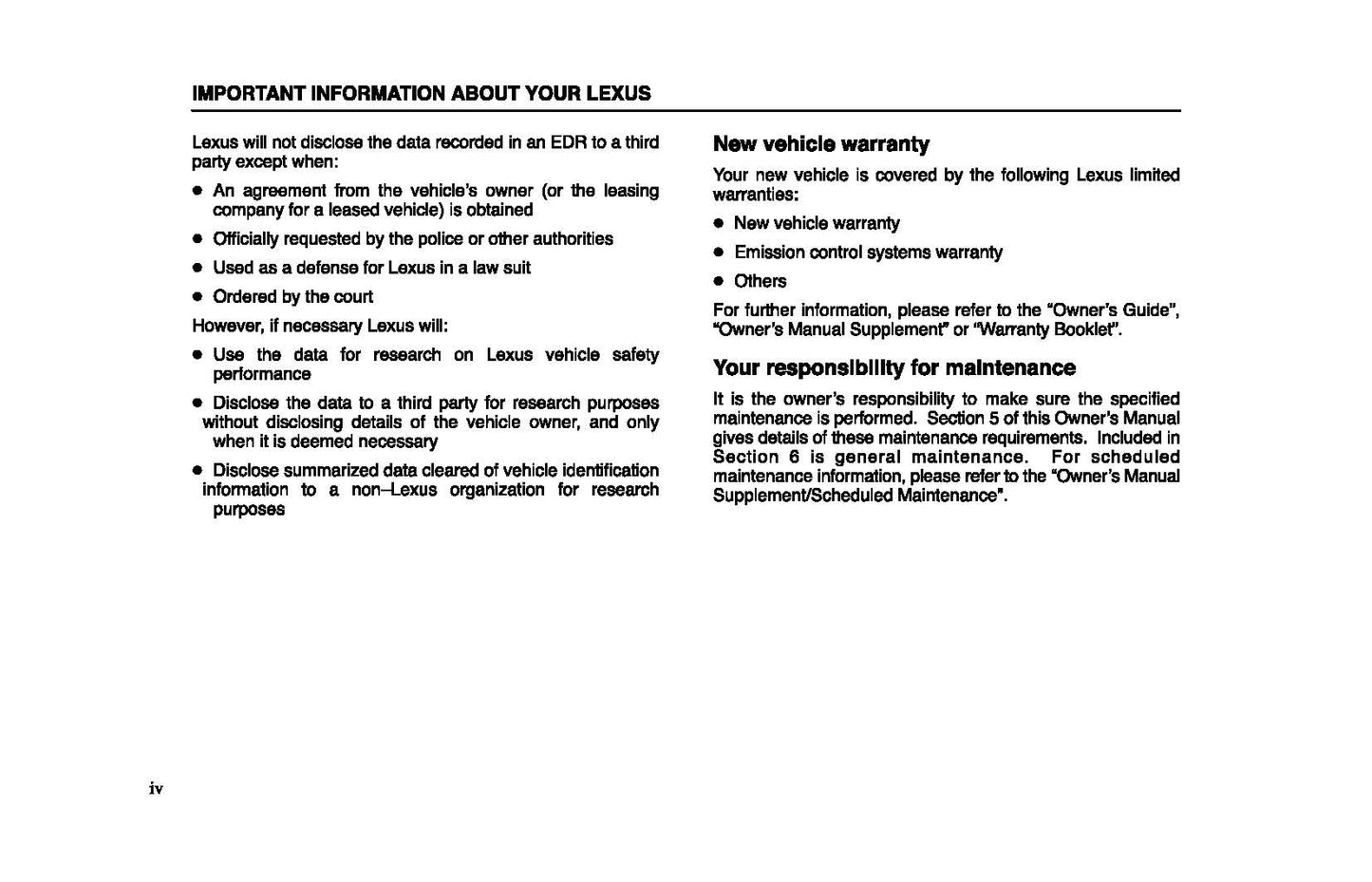 2005 Lexus GX 470 Owner's Manual | English