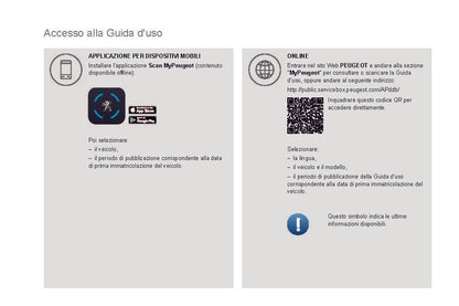 2019-2020 Peugeot 208/e-208 Owner's Manual | Italian