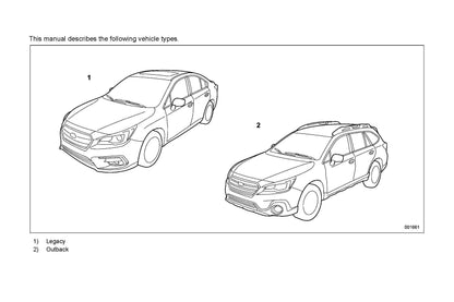 2019 Subaru Legacy/Outback Owner's Manual | English